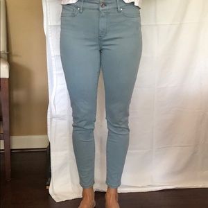 White House Black Market 6L Teal Pants